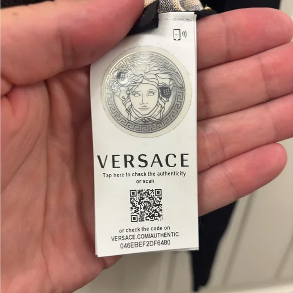 Versace Black and Gold Ornate Sweater - Picture 5 of 6